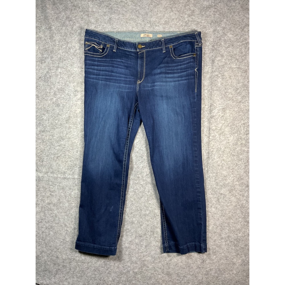 Ariat Womens Jeans Dark Wash Bootcut Denim Pants Size 26WR